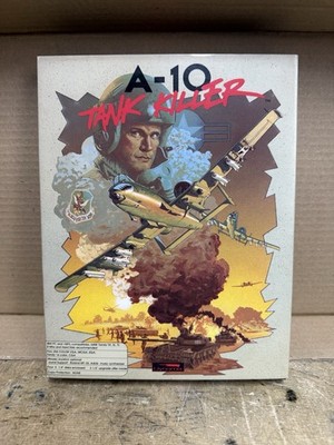 A-10 Tank Killer PC 5,25 Disk Big Box Top Zustand RAR von 1989