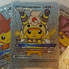 Pokemon Silver Metal Foil Custom Fan Art: Choose Your Card!