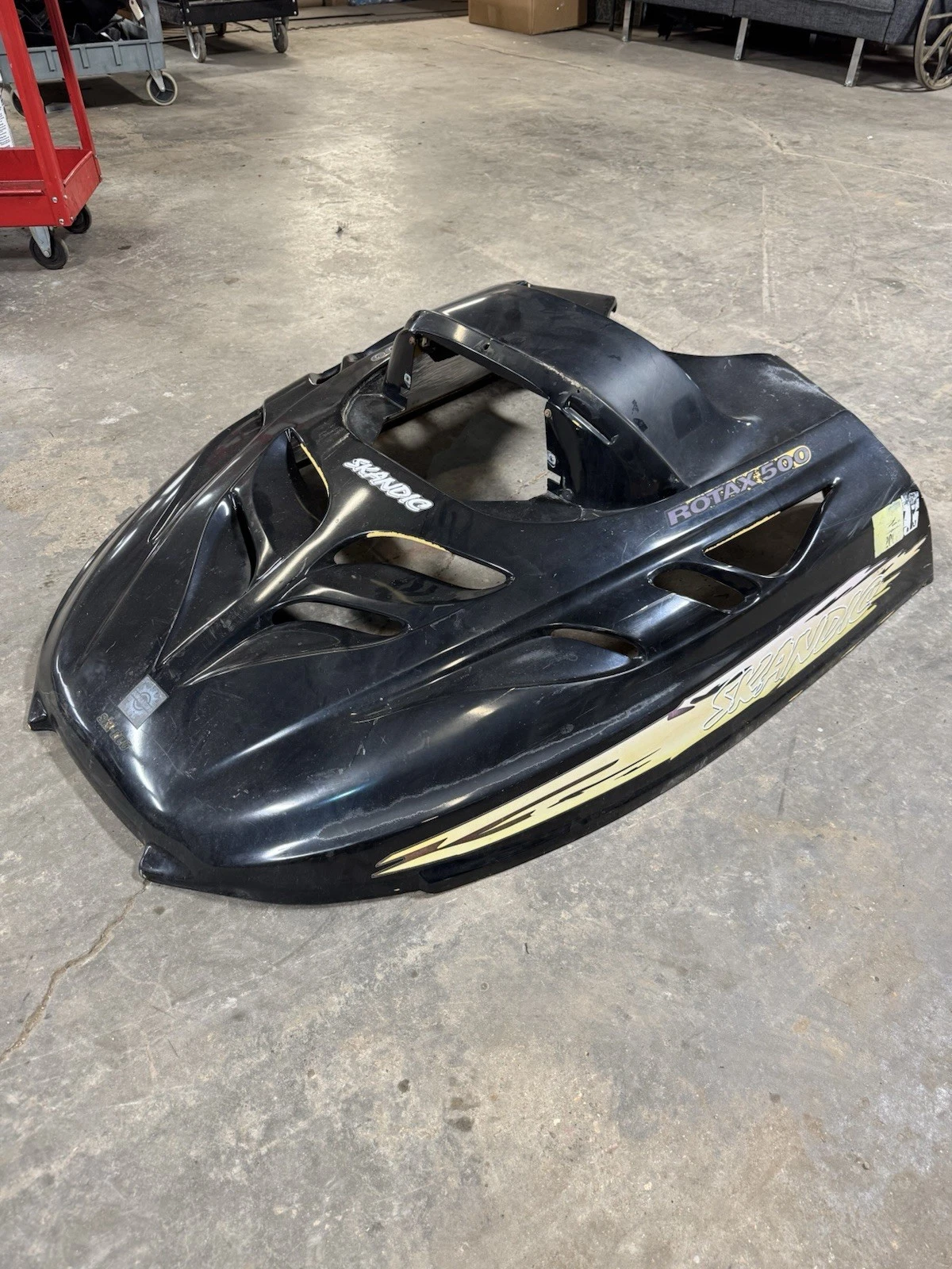 96 1996 Ski Doo Skandic 500 Rotax 500 OEM Hood Front Body Cover