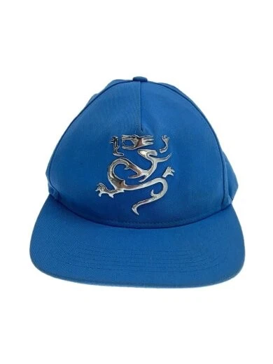 Casquette Supreme Free coton bleu couleur unie homme AEc45