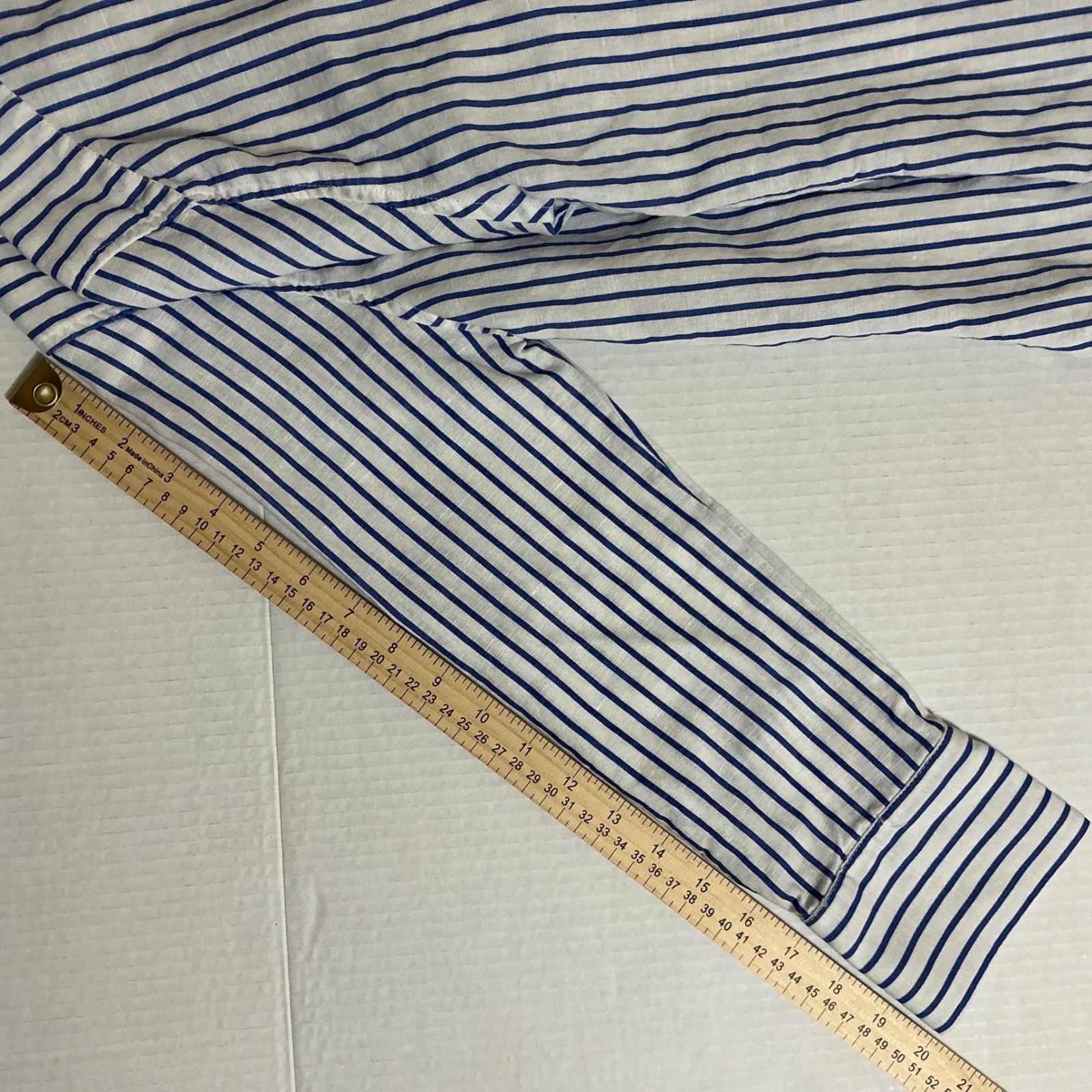 Zara Basic Button Down Shirt Split Neck Blouse La… - image 6