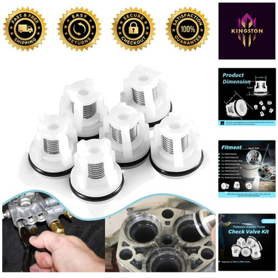 #ad Replacement Check Valves for 2.2 GPM Pressure Washers Pack of 6 Easy Install $33.99