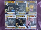 Funko Pop! Dragon Ball Z Lot of 6 Flocked Super Vegeta Goku Fall LE Broly Gohan