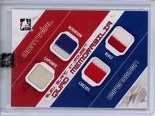 2008-09 ITG Bleu Blanc et Rouge Robinson Lapointe Rivet Chelios Quad #d 1/1