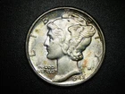 1942 Mercury Dime! GEM BU Blazing Luster Toned Very Rare! Amazing Coin!