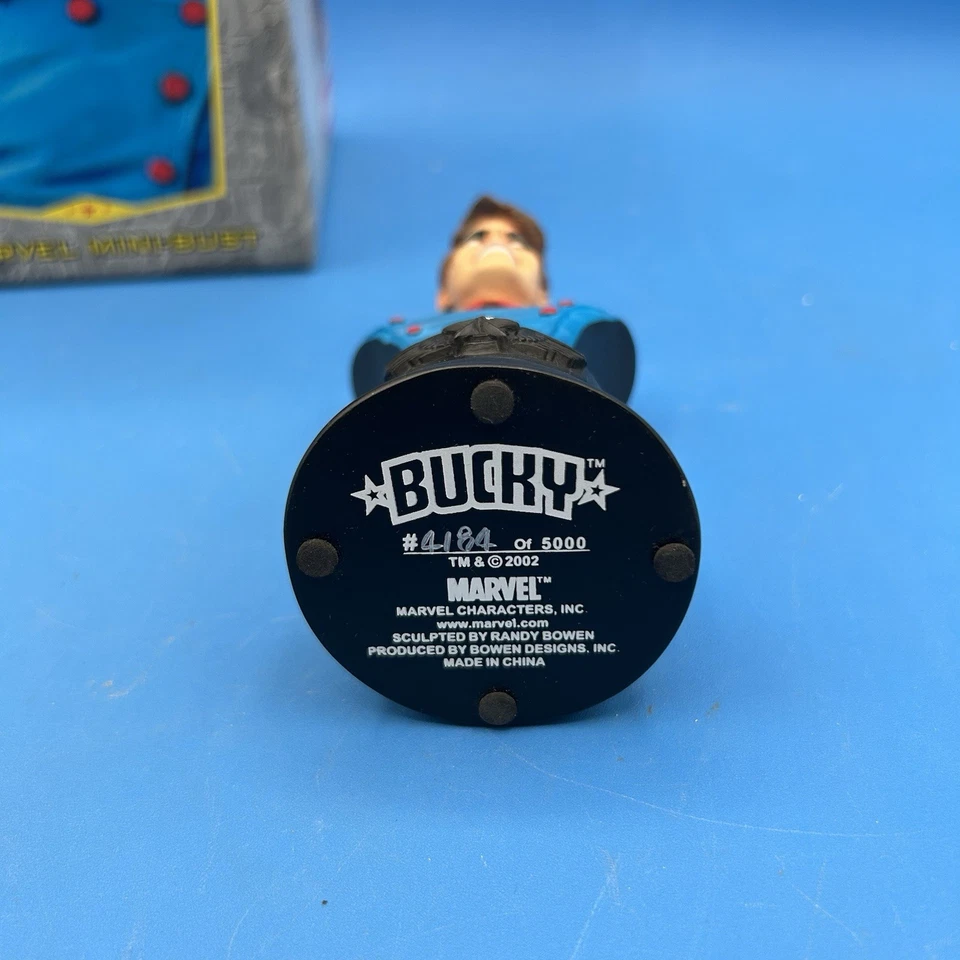 Marvel Bucky 5 英寸迷你半身像 Bowen 雕像美国队长 Sidekick 低 #4184/5000 — 第 4/4 张图片