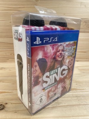 PS4 Spiel   Let's Sing 2017 mit Deutschen Hits inkl. 2 Mikrofone Bundle #B8
