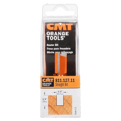 CMT 811.127.11 Straight Bit for Routers with 1/4-inch collet