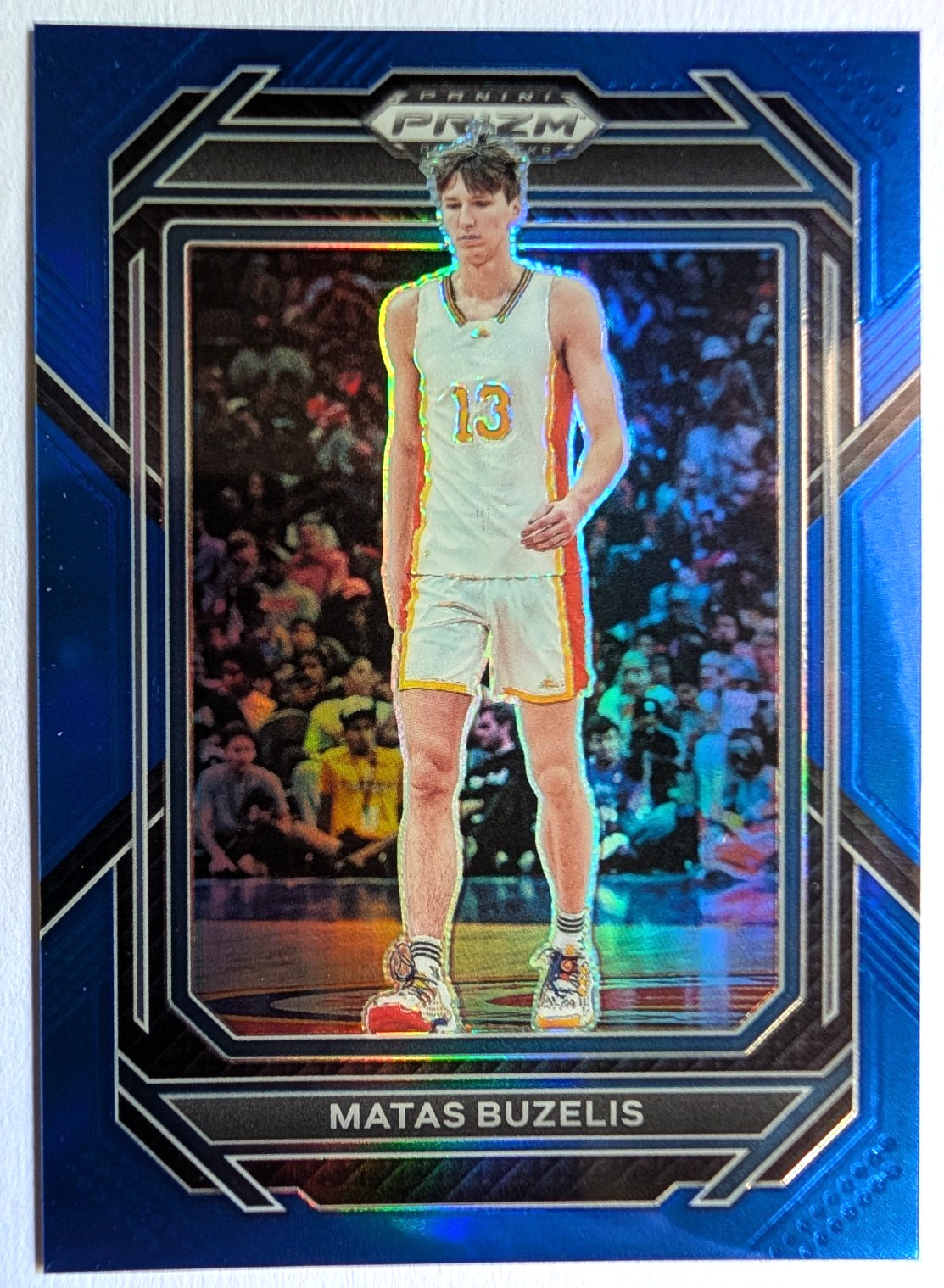 2023 PRIZM DRAFT PICKS MATAS BUZELIS ROOKIE BLUE PRIZM CHICAGO BULLS #13 #7/199