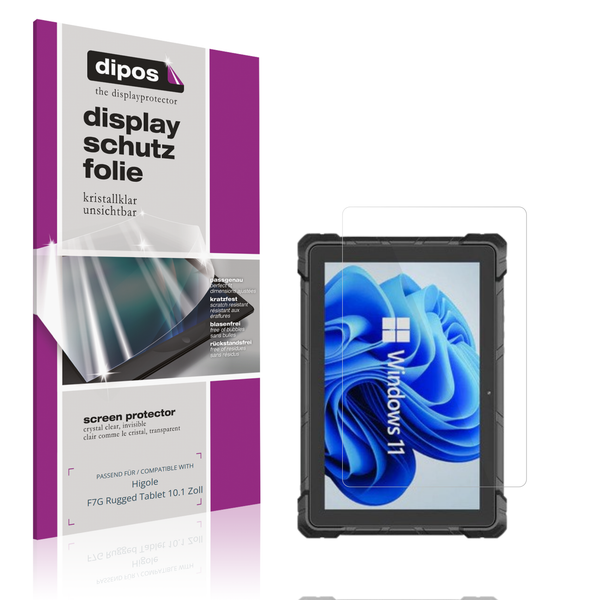 2X Schutzfolie Klar FüR Higole F7G Rugged Tablet 10.1 Zoll Displayschutzfolie-image