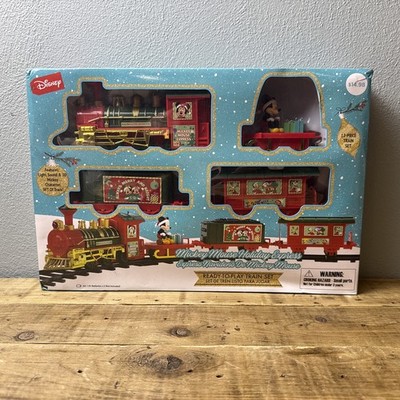 Disney Mickey Mouse Holiday Express Railroad TrainSet Christmas Indoor Decor Ruz