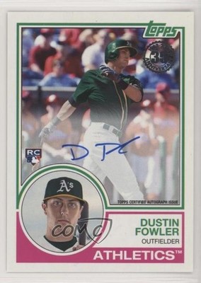 2018 Topps 1983 Topps Design Auto Dustin Fowler #83A-DFW Auto 2k3