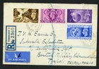 Great Britain 1948 Olyimpics set on FDC addressed to B.O.I.C Tripolitania