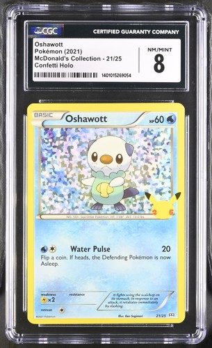 Oshawott graded CGC 8 for sale on eBay