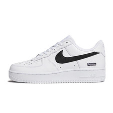 Size 7 - Supreme x Nike Air Force 1 Low Box Logo - White Black for