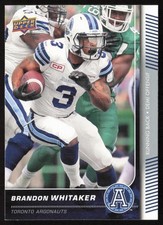2015 Upper Deck CFL Brandon Whitaker #22 Toronto Argonauts