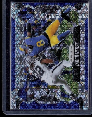 Jared Verse 2025 Panini Prizm No Huddle Disco #16 Lockdown Rams Rookie RC  