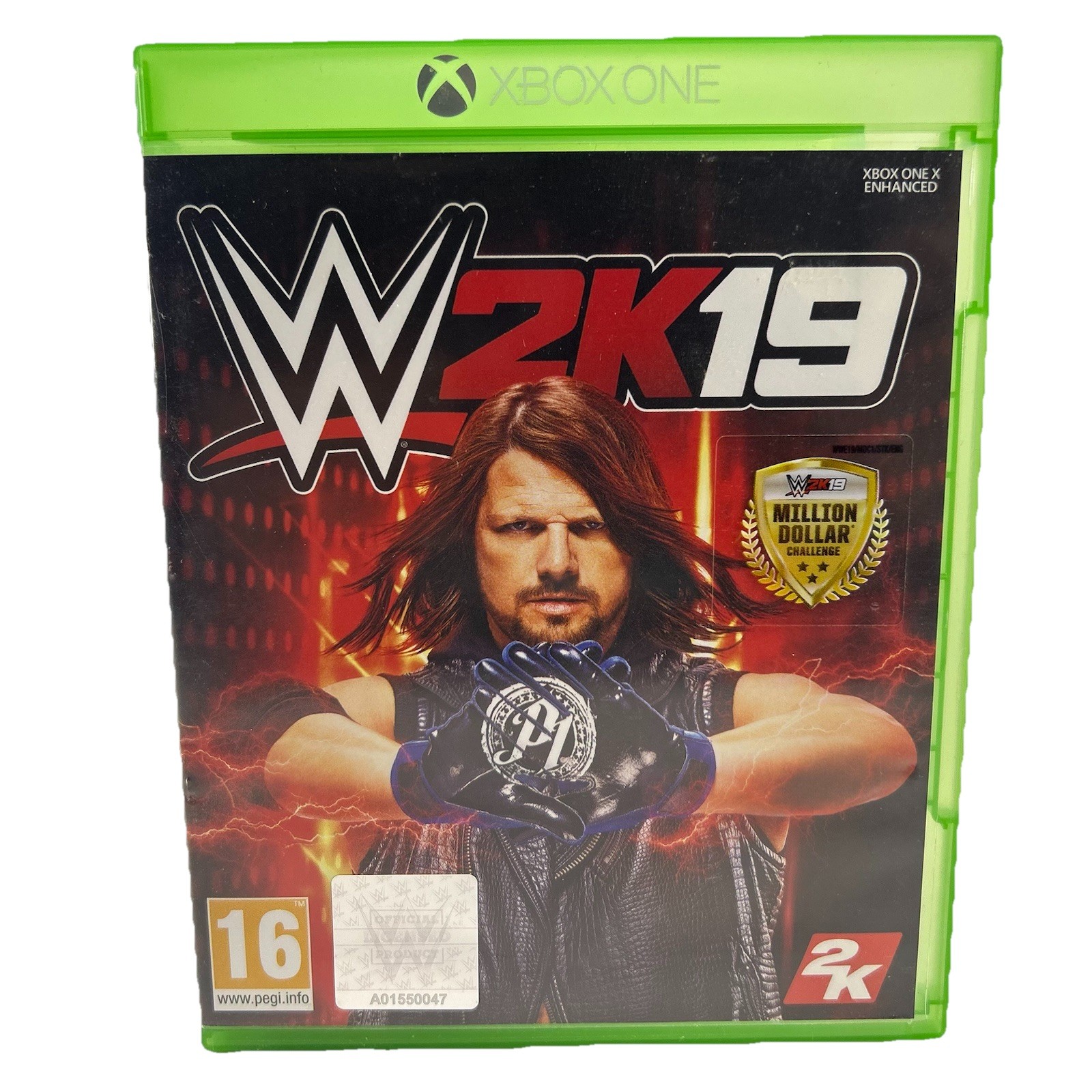 WWE 2K19 Xbox One & Xbox Series X Game & Case Microsoft 2K Wrestling Multiplayer