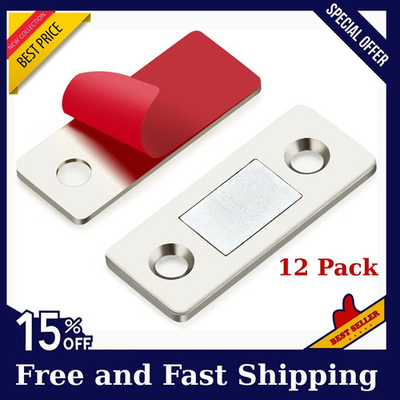 #ad #ad 12 Pack Monkey Magnets Ultra Thin Magnetic Plates Keep It All Shut AS SEEN ON TV $10.25