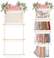 Headband Holder Hair Bows Organizer for Girls, 4-Layer Hair Accessories Display