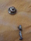 1960s TEM TEX Advertising Mascot Cowboy Neck Tie Tack Western Shirt Co New MOC — photo 9