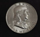 1954 D Franklin Half Dollar Choice BU   Lot 5148