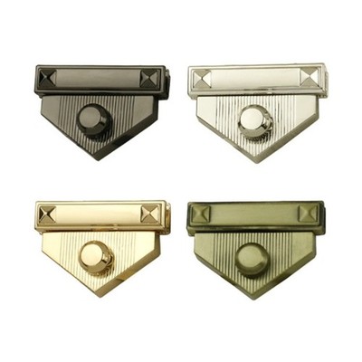 Fashionable Triangle Lock Metal DIY Bag Projects For Crafting Unique Handbags