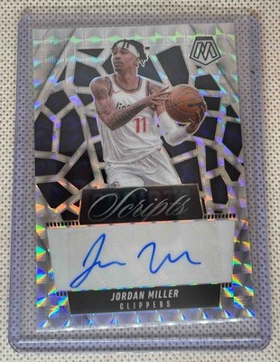 2024-25 Panini Mosaic Jordan Miller #MS-JML Scripts Auto Clippers