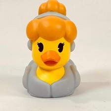 Cinderella Princess Rubber Duck Jeep Ducking Accessory Blue Dress Blonde Bun