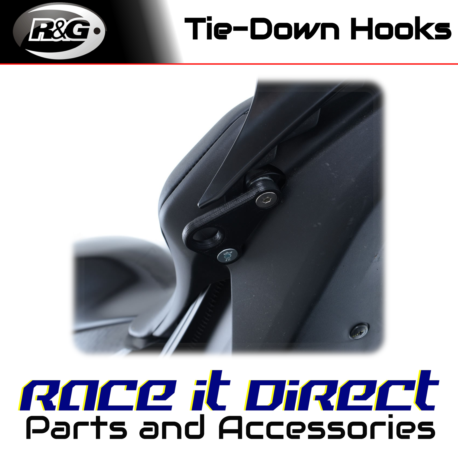 Tie-Down Hooks for Yamaha YZF-R6 2017-2020 R&G