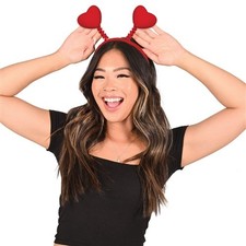 Heart Head Boppers Headband Prop Costume Decor Valentines Day Decorations