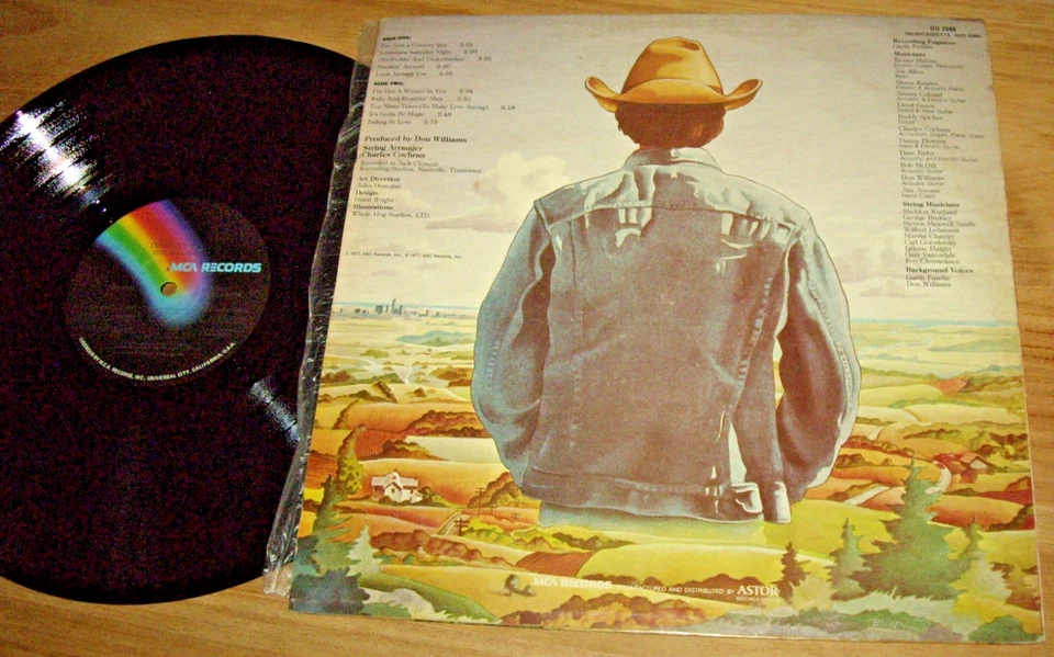 DON WILLIAMS *OZ 1st Press 12'' LP ' COUNTRY BOY ' 1977 VGC+ - image 2 of 2