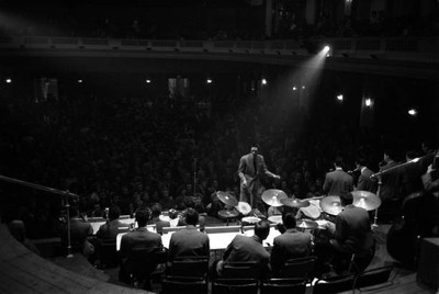 England Jack Parnell band are at Hull City Hall during a dance 1955 Old Photo