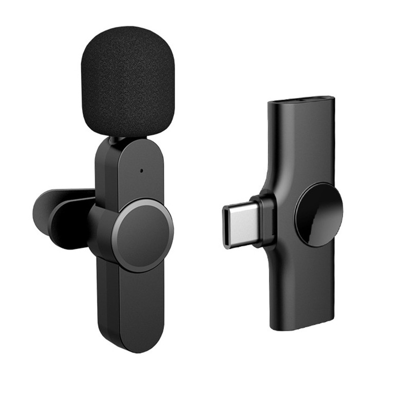 Wireless Microphone Mini Audio With Type-C Receiver For Conference Interview