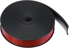 Black U Shape Edge Banding Self Adhesive TPE Furniture Trim Protector 32mm x 6M