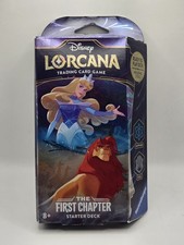 Lot of 2 Disney Lorcana The First Chapter Starter Decks NEW EN01 1st Edition   