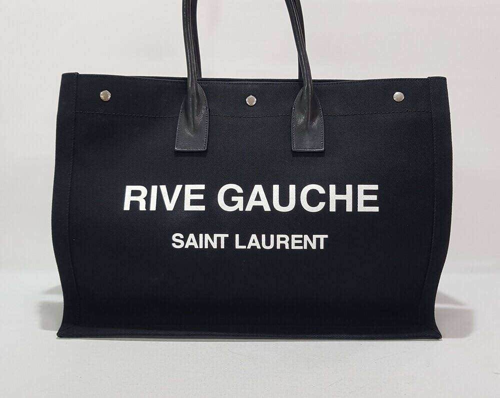 Borsa tote Saint Laurent Rive Gauche in tela 67465358