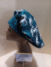 Philadelphia Eagles Pennant NFL Women's Bouffant Surgical Scrub Hat/Cap Handmade