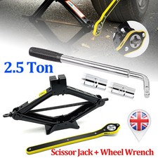 Heavy Duty 2.5T Scissor Jack Kit Car Garage Tire Wheel Lug Wrench Tire Changing