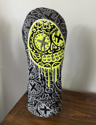 Hatch Golf Neon Croc Sugar Skull Fairway Cover | NOOB/Display Only