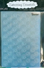💐darice SWIRLS Embossing Folder background border CHRISTMAS WINTER SNOW swirl