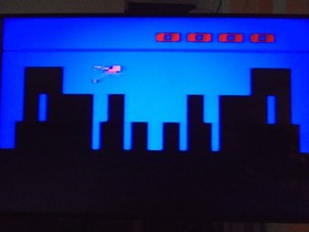 Atari 2600 Woodgrain 6-Switch console w/ Superman game, two joysticks TESTED!