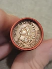 Terrific Au 1899 & 1859 Indian Head Penny Ends Of Lincoln Wheat Cent Roll