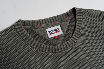 Men Tommy Hilfiger Sweater Grey Cotton 38 / M / 46