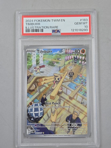 Timburr graded PSA 10 for sale on eBay