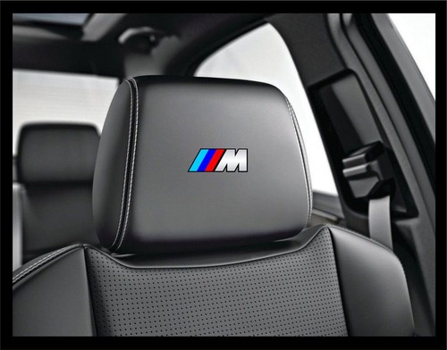 5x Aufkleber Decal Autositz Kopfstütze Logo BMW M Performance... - Bild 1 von 3
