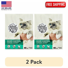 2 Pack Special Kitty Clumping Clay Cat Litter Fresh Scent 45 lb Box Lot 90 lbs