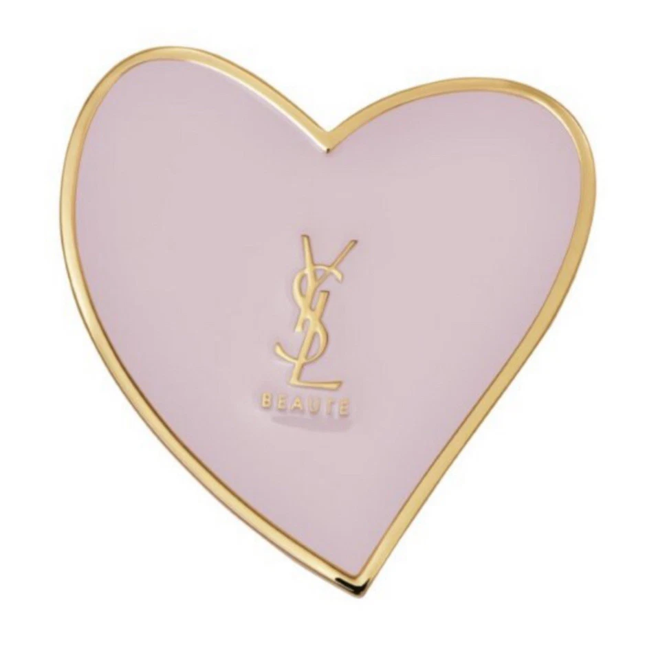 Mini Espejo de Mano Yves Saint Laurent Novedad Corazón Compacto YSL Limitado Raro ¡Nuevo! Foto 3 de 4