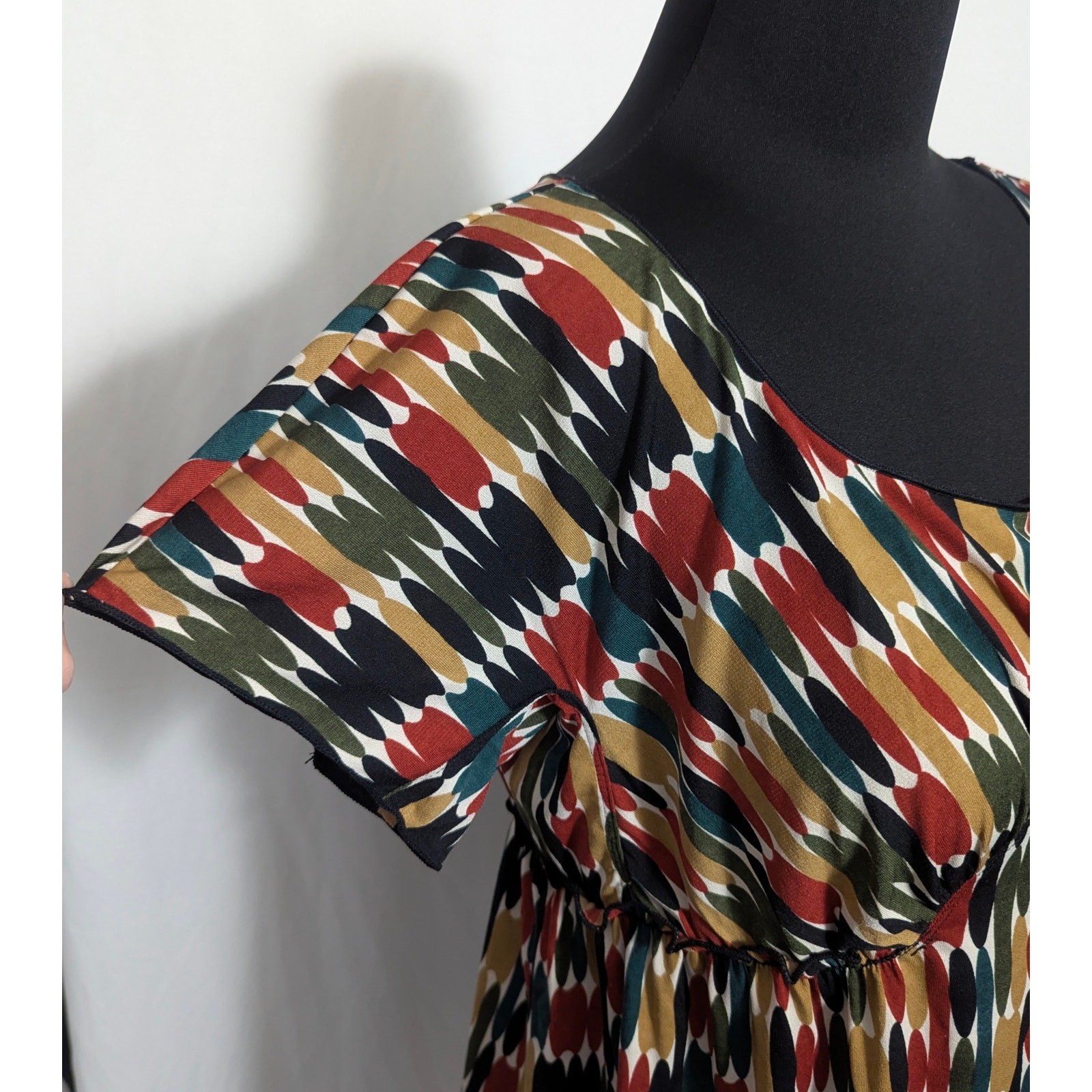 Y2K Max Edition Multi Pattern Stretch Babydoll  T… - image 6