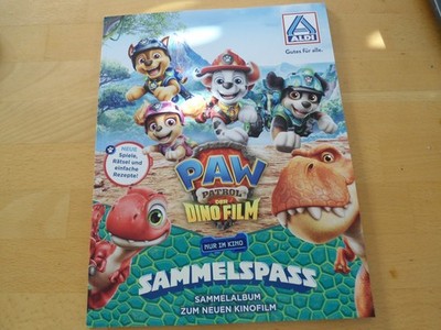 1 Sammelalbum -Sammelheft (leer) Paw Patrol zum  Dino Film Aldi 2026